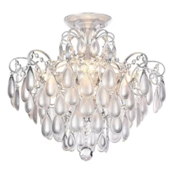 Sale Ozdobna lampa sufitowa, na żarówki E14 MOD056PL-04S z serii CHABROL Żyrandole Nowoczesne