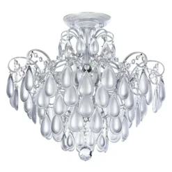 Sale Ozdobna lampa sufitowa, na żarówki E14 MOD056PL-04S z serii CHABROL Żyrandole Nowoczesne