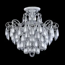 Sale Ozdobna lampa sufitowa, na żarówki E14 MOD056PL-04S z serii CHABROL Żyrandole Nowoczesne