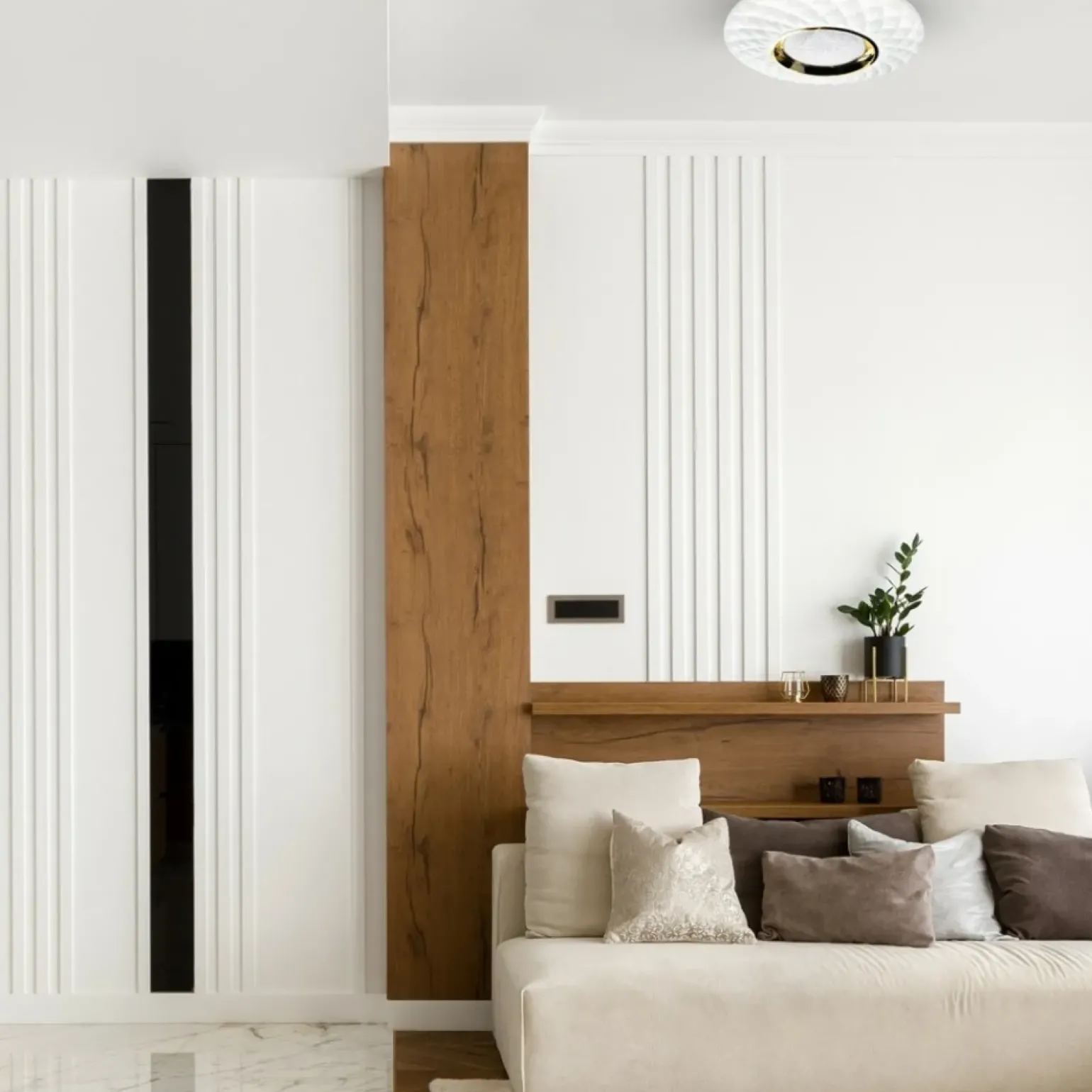 Sklep Kaja Ozdobna lampa sufitowa, plafon z pilotem ML7908 z serii TOKYO | Kaja Oświetlenie