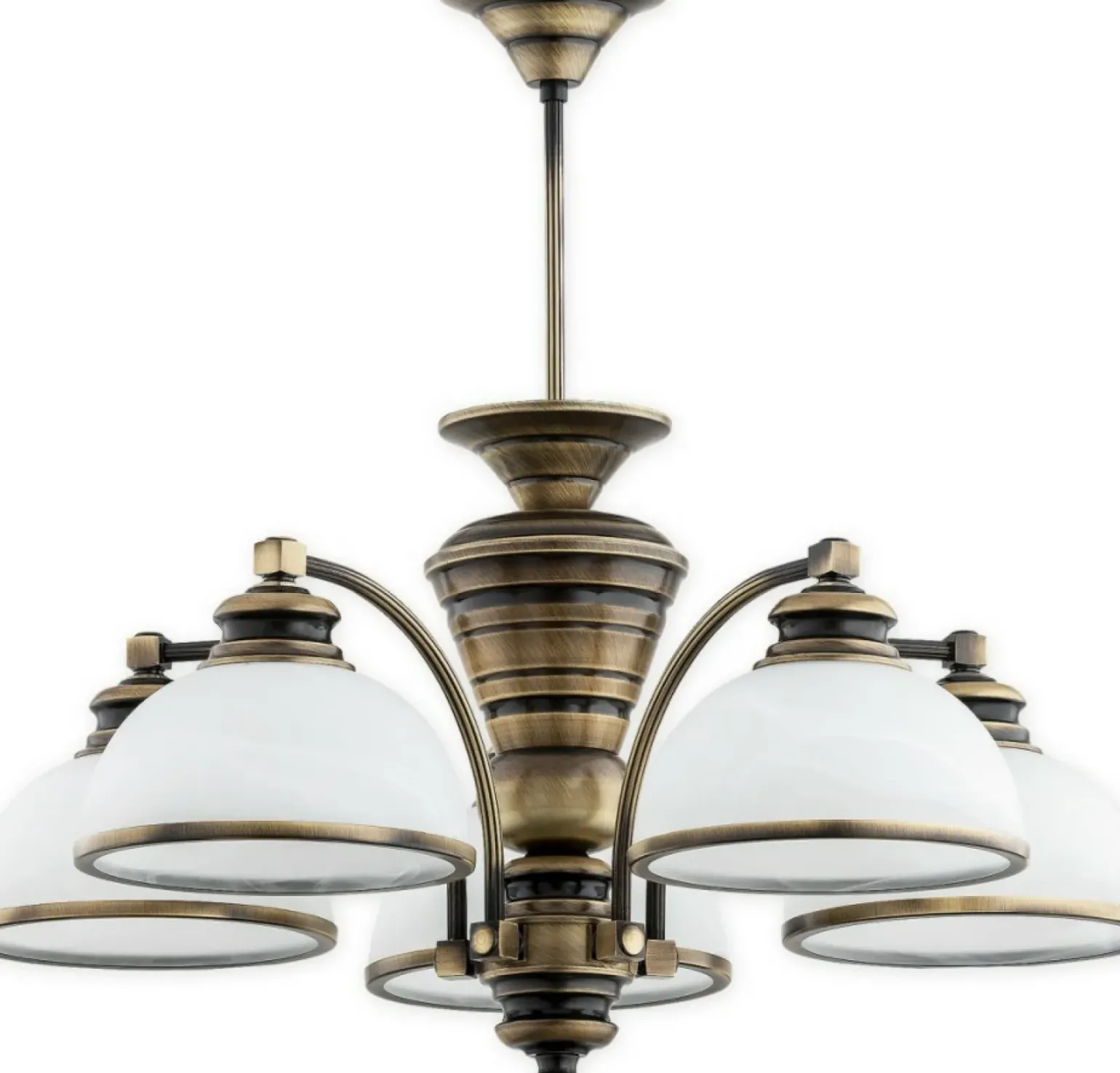 Sklep Kaja Ozdobna lampa wisząca z kloszami O3185 W5 PAT z serii PELION | Kaja