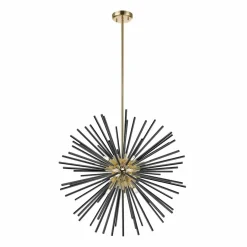 Outlet Ozdobna lampa wisząca z rurkami P0491-09C-F7BC URCHIN | Kaja Żyrandole Nowoczesne