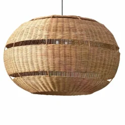 Outlet Ozdobna lampa z plecionym abażurem ABR-LW19-BH-E27 BOHO | Kaja Żyrandole Nowoczesne