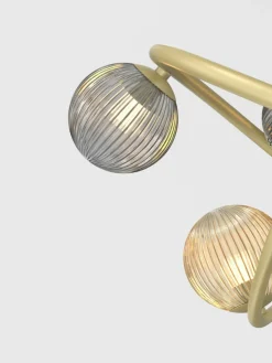 Sklep Kaja Ozdobna lampka na szafkę nocną i do salonu WF 8015-204 METZ | Kaja