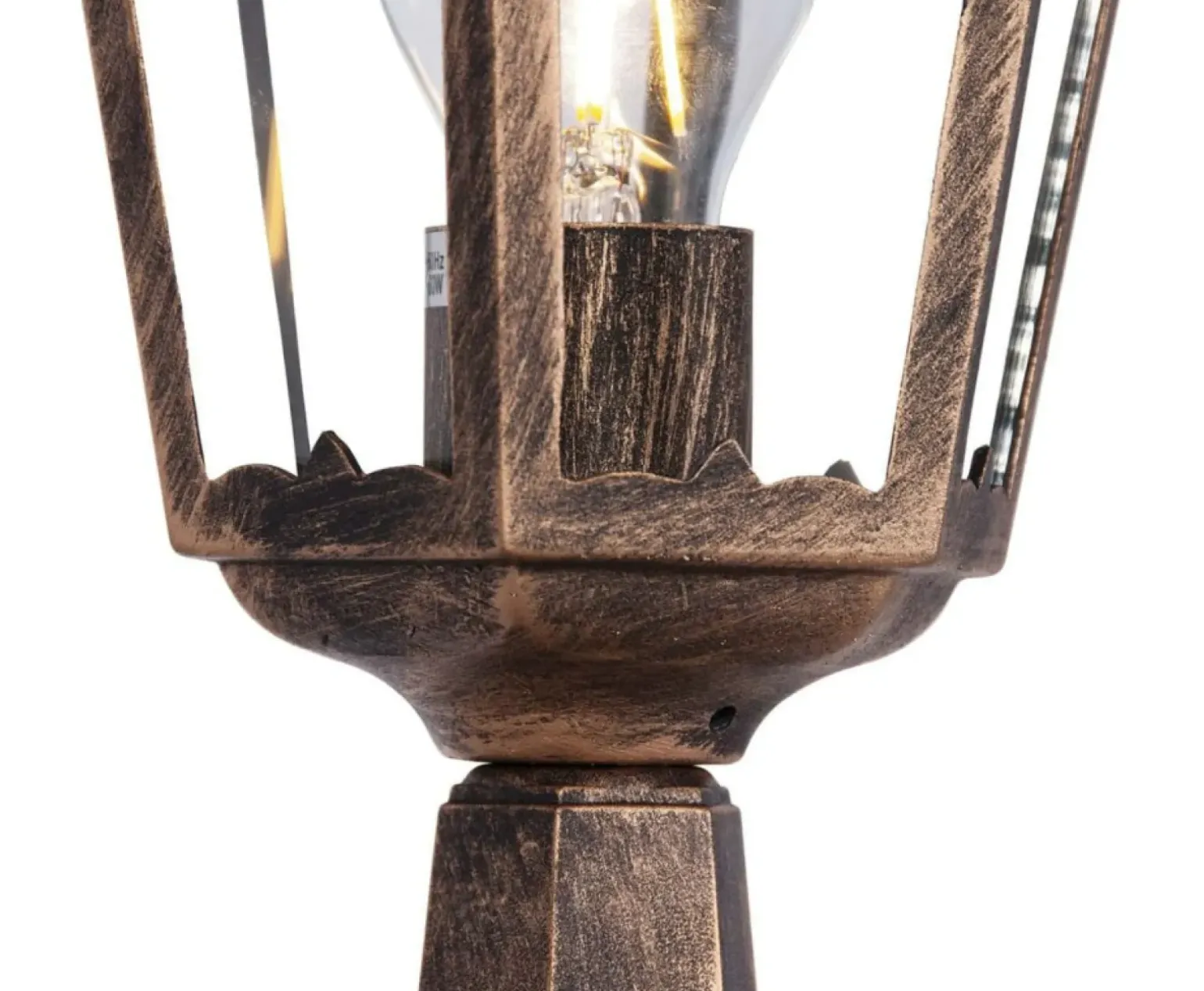 Sklep Kaja Ozdobna latarenka zewnętrzna K-5006S CZ/ZŁ LOZANA | Kaja Oświetlenie