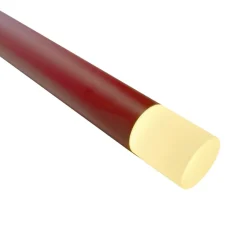 Fashion Ozdobna, punktowa lampa wisząca tuba LP-894/1P RED LUNGO | Kaja Żyrandole Nowoczesne