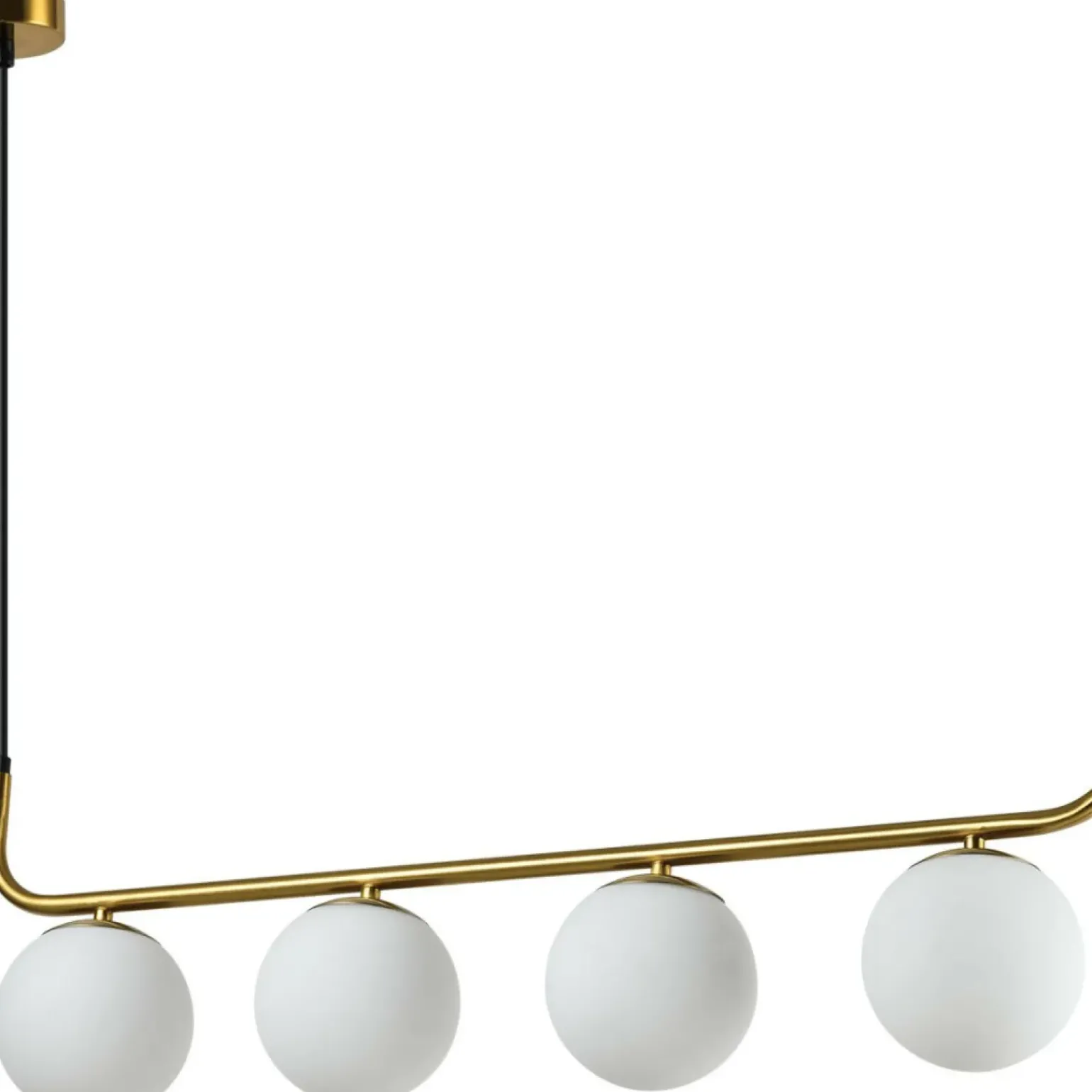 Fashion Ozdobna, złota lampa wisząca nad stół LP-005/4L GD ALISA | Kaja Żyrandole Nowoczesne