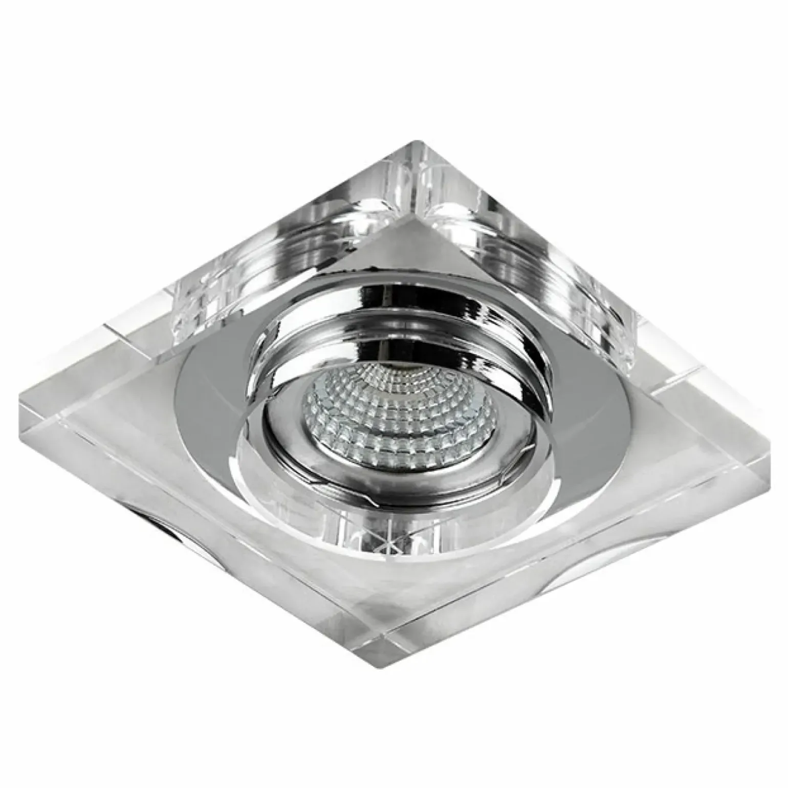 Sklep Kaja Ozdobne, szklane oczko podtynkowe na żarówkę GU10 AZ1495 VEKTOR | Kaja