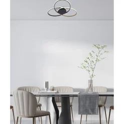 Sklep Kaja Ozdobny, czarno-złoty, ledowy kinkiet 20169-GD BOLD | Kaja Oświetlenie