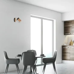 Sklep Kaja Ozdobny, drewniany kinkiet ścienny na przegubieMLP9013 z serii BARON | Kaja Oś