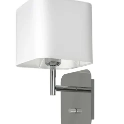 Sklep Kaja Ozdobny kinkiet ścienny z abażurem, do sypialni ML6359 z serii NAPOLI | Kaja Ośw