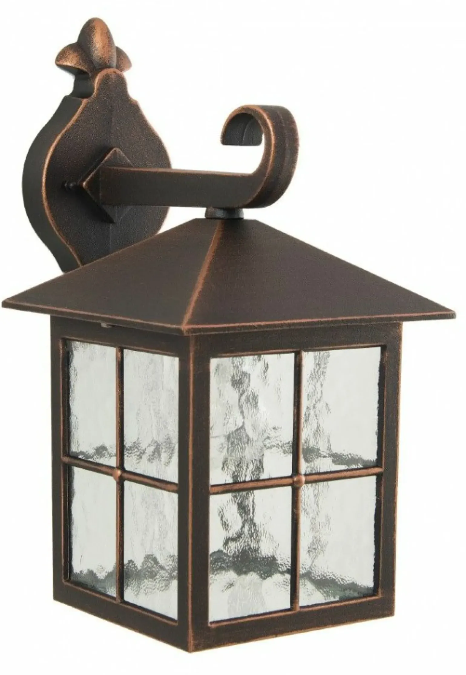 Sklep Kaja Ozdobny kinkiet elewacyjny, szkło lodowe K 3012/1/KW z serii WENECJA | Kaja Oświ