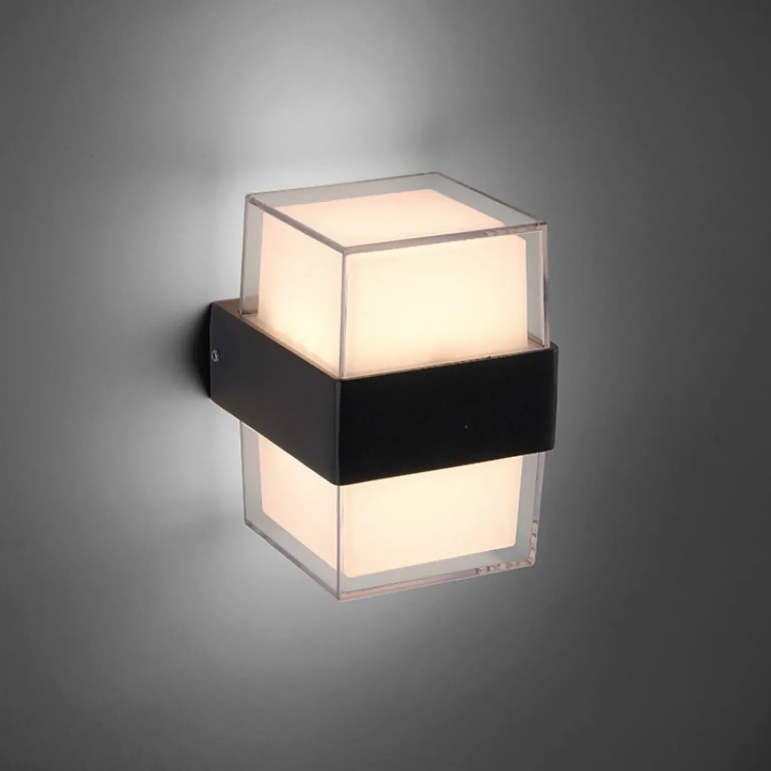 Sklep Kaja Ozdobny kinkiet ogrodowy LED, góra-dół 9480-13 z serii CARA | Kaja