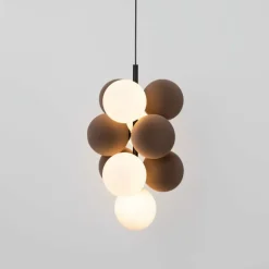 New Ozdobny, piony zwis do stylowej sypialni ABR-GRAPPA--B VINO | Kaja Żyrandole Nowoczesne