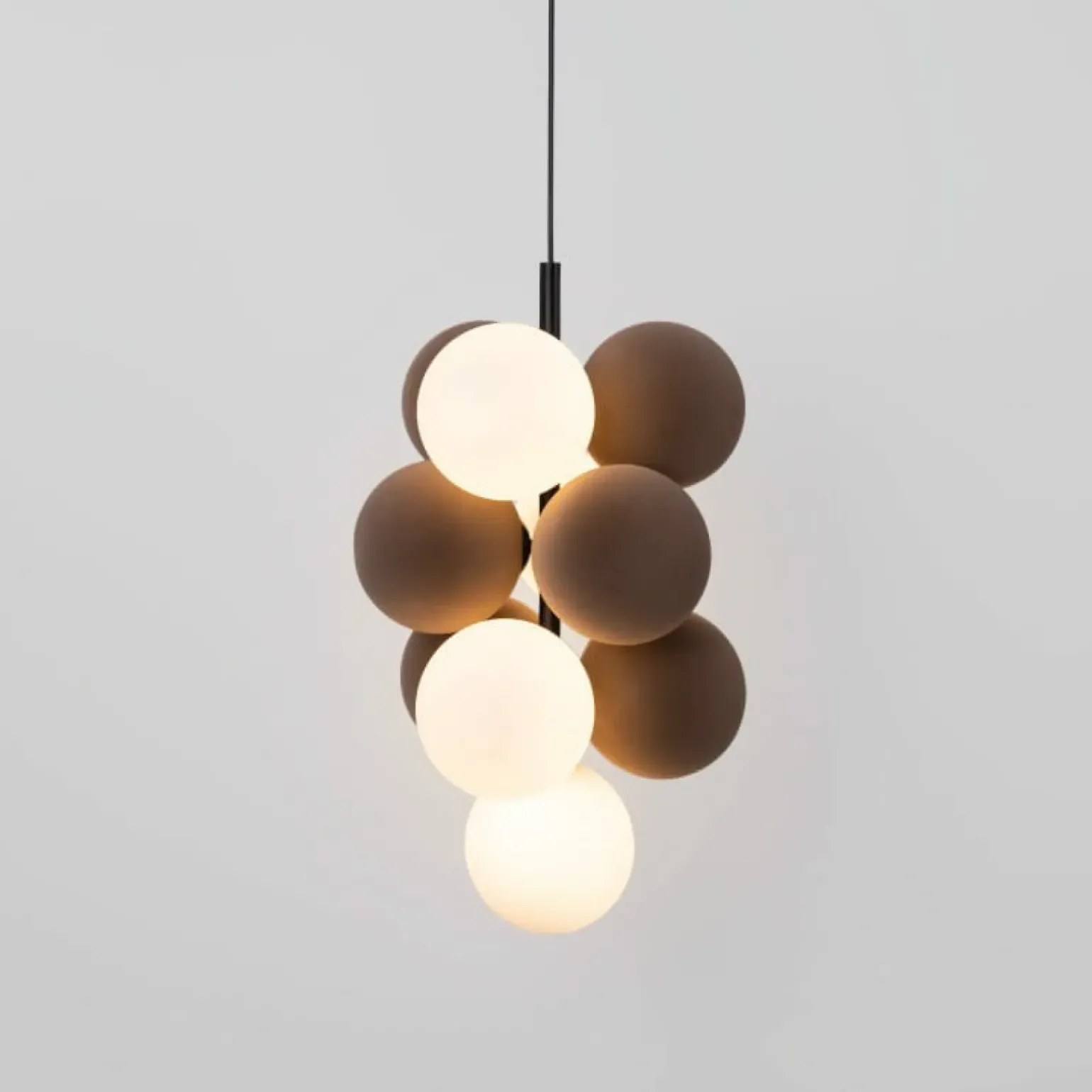 New Ozdobny, piony zwis do stylowej sypialni ABR-GRAPPA--B VINO | Kaja Żyrandole Nowoczesne