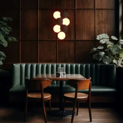 New Ozdobny, piony zwis do stylowej sypialni ABR-GRAPPA--B VINO | Kaja Żyrandole Nowoczesne