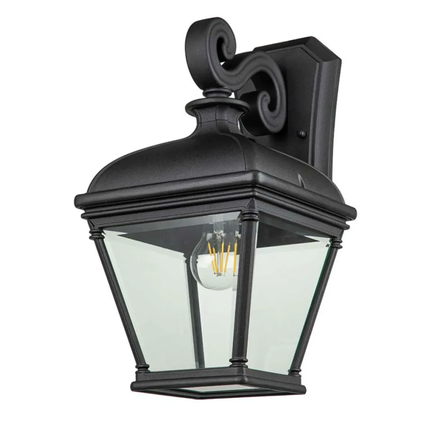 Sklep Kaja Ozdobny, zewnętrzny kinkiet, BAYVIEW-2L-BK z serii BAYVIEW