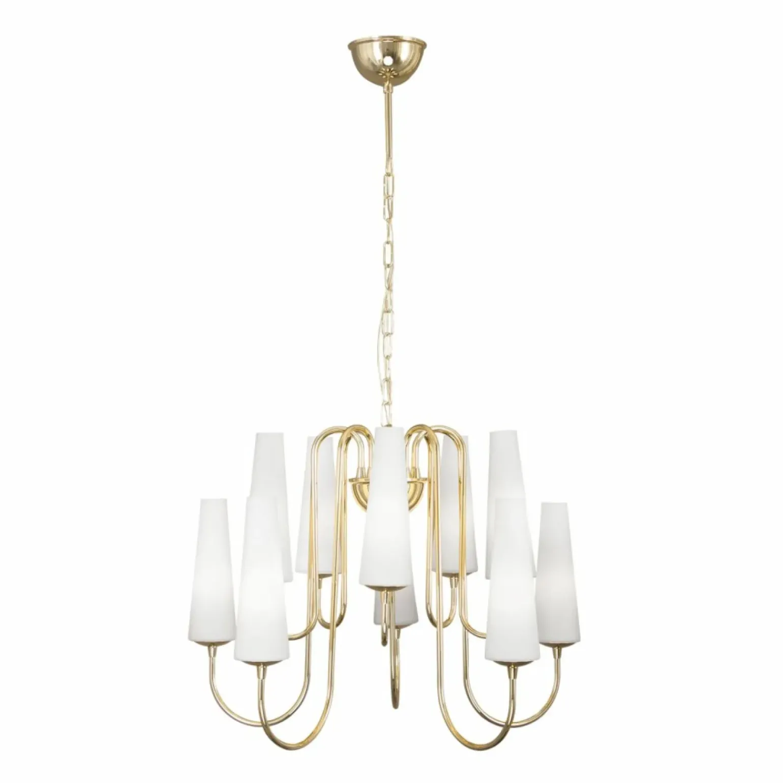 Outlet Pałacowy, złoty żyrandol w stylu glamour ZM 1129 z serii MAGNUM | Kaja Żyrandole Nowoczesne