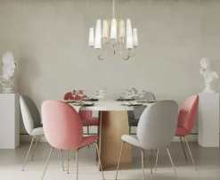 Outlet Pałacowy, złoty żyrandol w stylu glamour ZM 1129 z serii MAGNUM | Kaja Żyrandole Nowoczesne