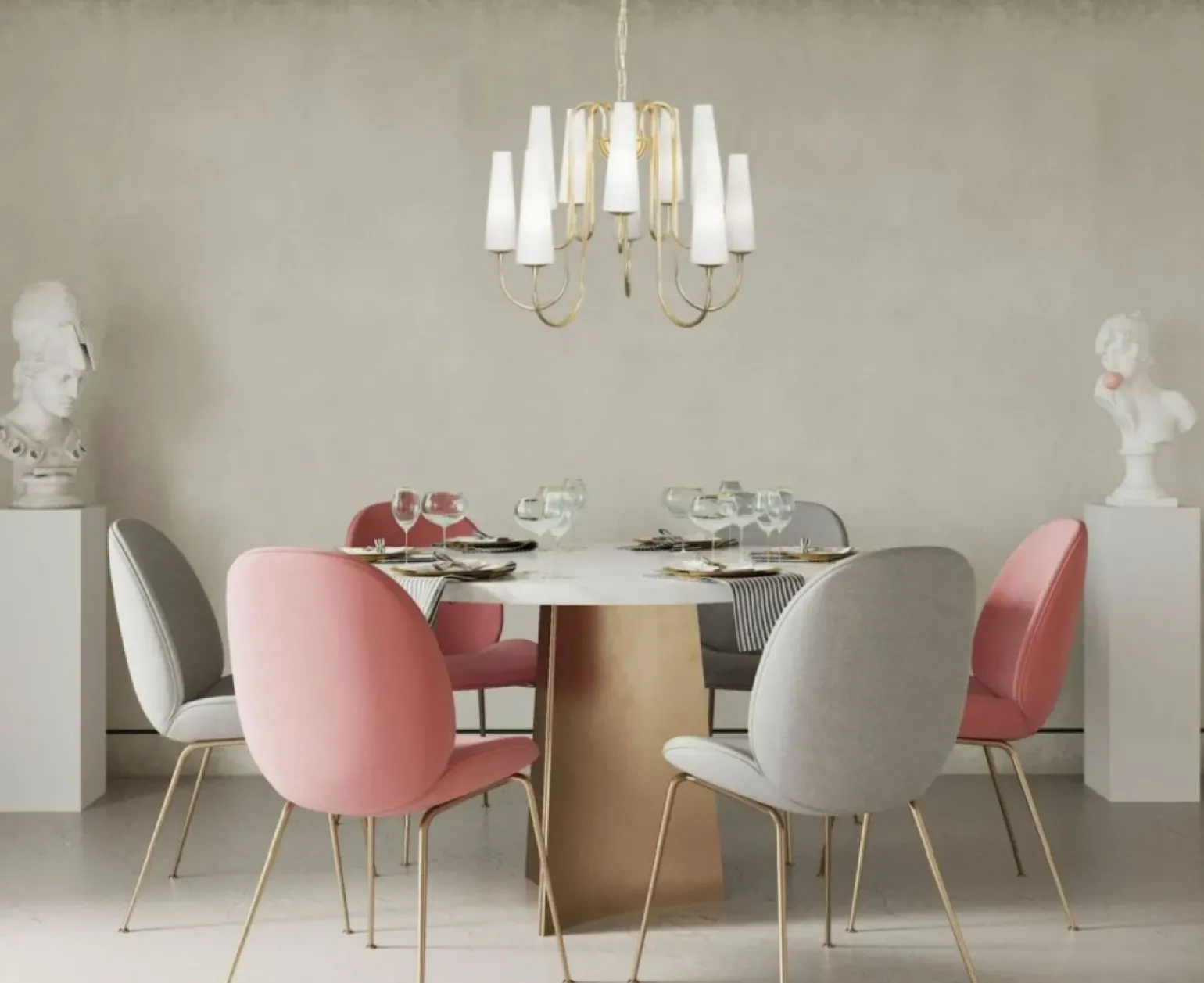 Outlet Pałacowy, złoty żyrandol w stylu glamour ZM 1129 z serii MAGNUM | Kaja Żyrandole Nowoczesne