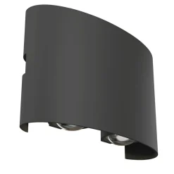 Sklep Kaja Płaski kinkiet zewnętrzny, światło LED 12cm O417WL-L4GR3K STRATO