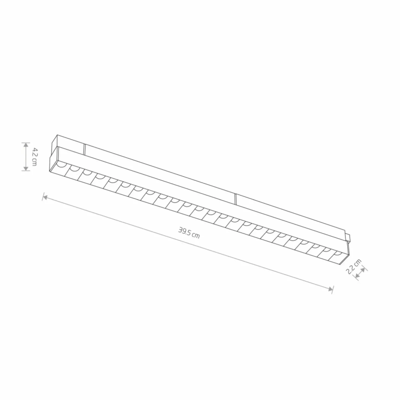 Sklep Kaja Płaski reflektor do szyny magnetycznej 1F 10150 LVM FOCUS LED | Kaja