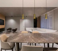 Sale Patynowa lampa wisząca o kształcie tuby K-4890 serii VIGO | Kaja Żyrandole Nowoczesne