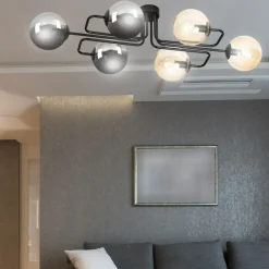 Store Personalizowana lampa sufitowa z kloszami 834/6A2 | Kaja Oświetlenie Żyrandole Nowoczesne