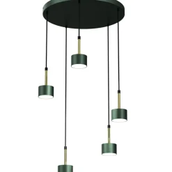 Outlet Pięć punktów świetlnych, lampa wisząca MLP7769 z serii ARENA | Kaja Oświetlenie Żyrandole Nowoczesne