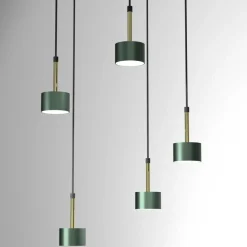 Outlet Pięć punktów świetlnych, lampa wisząca MLP7769 z serii ARENA | Kaja Oświetlenie Żyrandole Nowoczesne