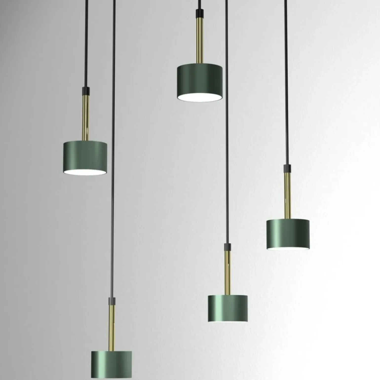 Outlet Pięć punktów świetlnych, lampa wisząca MLP7769 z serii ARENA | Kaja Oświetlenie Żyrandole Nowoczesne