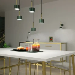 Outlet Pięć punktów świetlnych, lampa wisząca MLP7769 z serii ARENA | Kaja Oświetlenie Żyrandole Nowoczesne