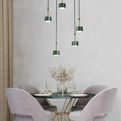 Outlet Pięć punktów świetlnych, lampa wisząca MLP7769 z serii ARENA | Kaja Oświetlenie Żyrandole Nowoczesne