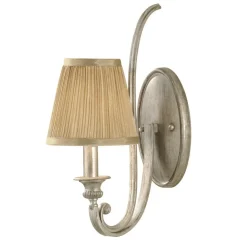Sklep Kaja Piaskowo-srebrna lampa ścienna FE-ABBEY1 z serii ABBEY