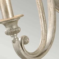 Sklep Kaja Piaskowo-srebrna lampa ścienna FE-ABBEY1 z serii ABBEY