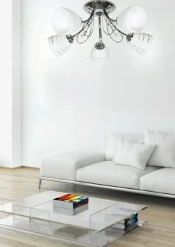 Sklep Kaja Pięcioramienna lampa retro glamour 35-63854 SIMPLI | Kaja Oświetlenie