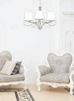 Sklep Kaja Pięcioramienna, pozłacana lampa wisząca K-4081 SOFIA | Kaja