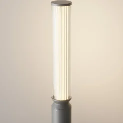 Sklep Kaja Pionowa lampa zewnętrzna, wbudowany LED O593FL-L12GF3K z serii LIT