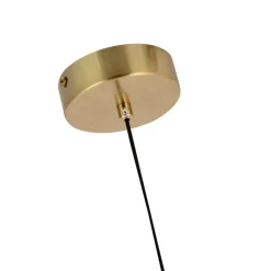 Clearance Pionowa, złota lampa wisząca, zmienna barwa LP-002/3V DORADO | Kaja Żyrandole Nowoczesne