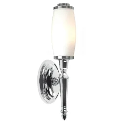 Sklep Kaja Pionowy kinkiet ścienny, chrom BATH-DRYDEN5-PC z serii DRYDEN