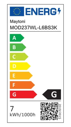 Sklep Kaja Pionowy, prosty kinkiet ścienny MOD237WL-L6BS3K z serii LIGHT STICK