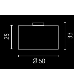Sklep Kaja Plafon ⌀60cm do sypialni i salonu retro 67574 RONDO | Kaja Oświetlenie