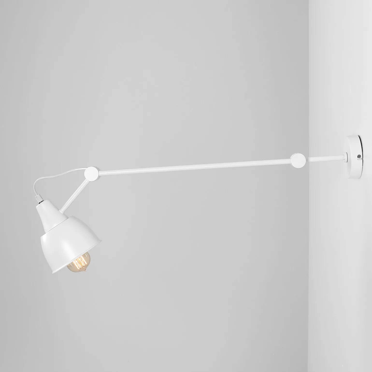 Sklep Kaja Plafon kinkiet do sypialni biały 814PL/G 1-PŁ AIDA | Kaja Oświetlenie