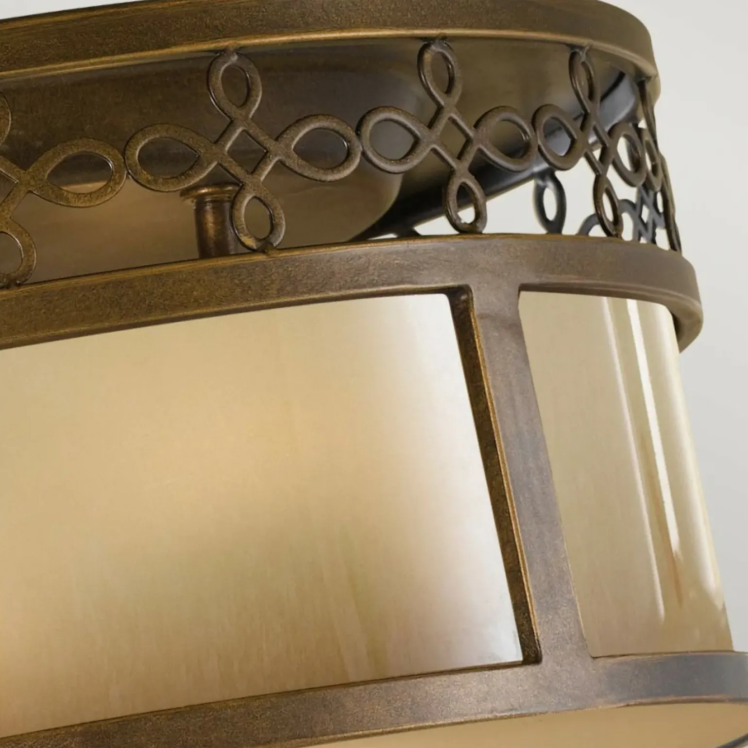 Sklep Kaja Plafon, lampa w kolorze brązu FE-JUSTINE-F z serii JUSTINE