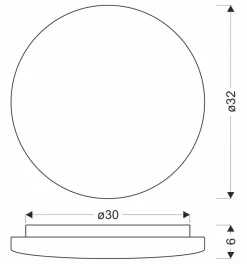 Sklep Kaja Plafon LED do klasycznego wnętrza ⌀32cm 13-28839 LINDA | Kaja