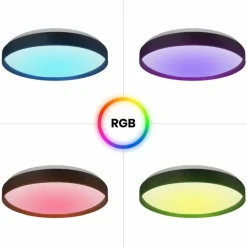 Sklep Kaja Plafon LED sterowany pilotem, kolorowe światło ML9965 RONDO | Kaja