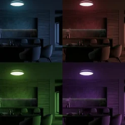 Sklep Kaja Plafon LED sterowany pilotem, kolorowe światło ML9965 RONDO | Kaja