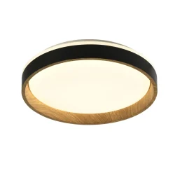 Sklep Kaja Plafon LED z drewnianą obręczą CL2204003-390MBWT BOIS | Kaja
