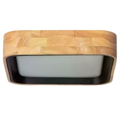 Sklep Kaja Plafon LED z elementami drewna ABR-PLKDM-15W-CCT NATURALE | Kaja