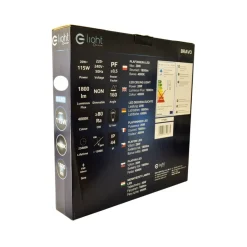 Sklep Kaja Plafon LED ze srebrną ramką LED ⌀39cm 4000K ML4268 BRAVO | Kaja